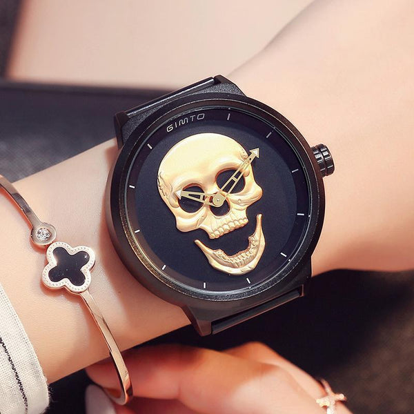 Luxurious Unisex 3D Skull Watch