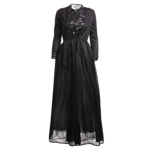 Black Gothic Lace Dress