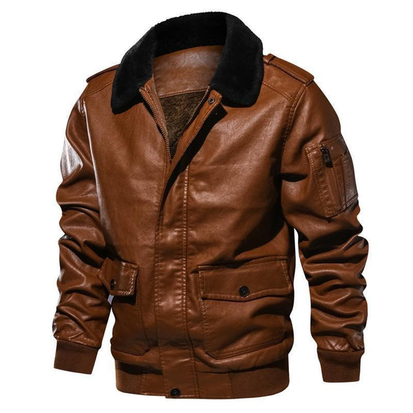 Men's Leather Jacket Autumn Jacket – Real Darkness