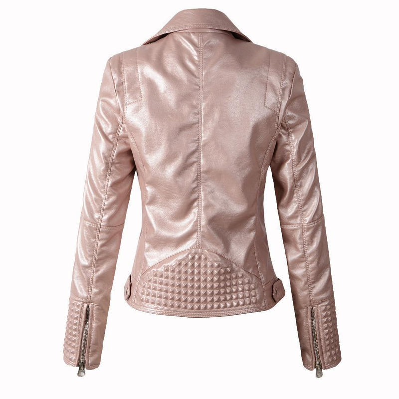 Sheeny Leather Jacket