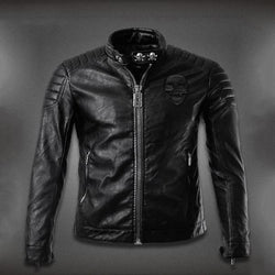 Men's Skull Leather Jacket