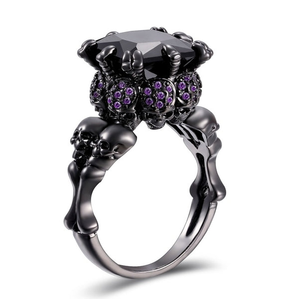 Women's Royal Skull Ring